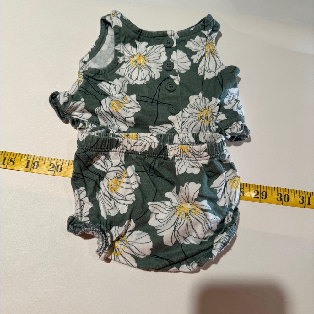 Gap floral set 0-3 months